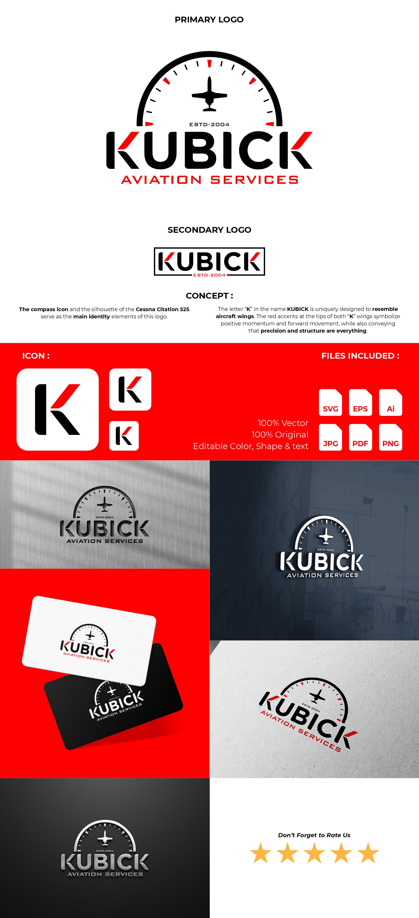 Design de Logo par 37arts pour Kubick Aviation Services | Design #36930651