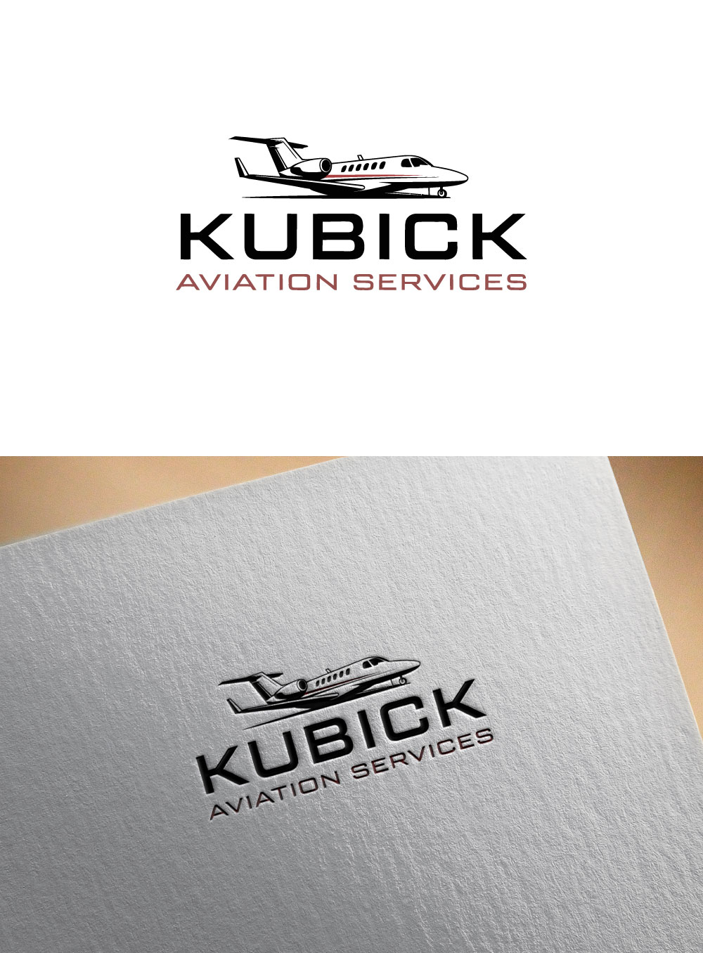 Logo Design by KING JM for Kubick Aviation Services | Design #36930800