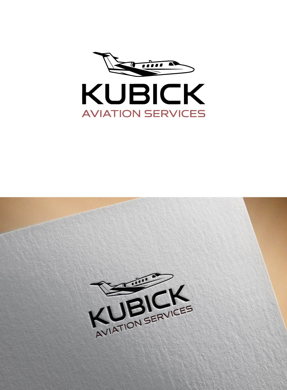 Logo Design by KING JM for Kubick Aviation Services | Design #36930802