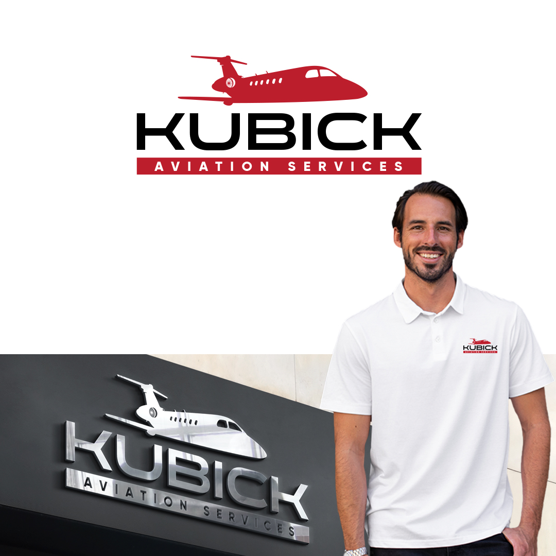 Logo Design by circledsg for Kubick Aviation Services | Design #36931211