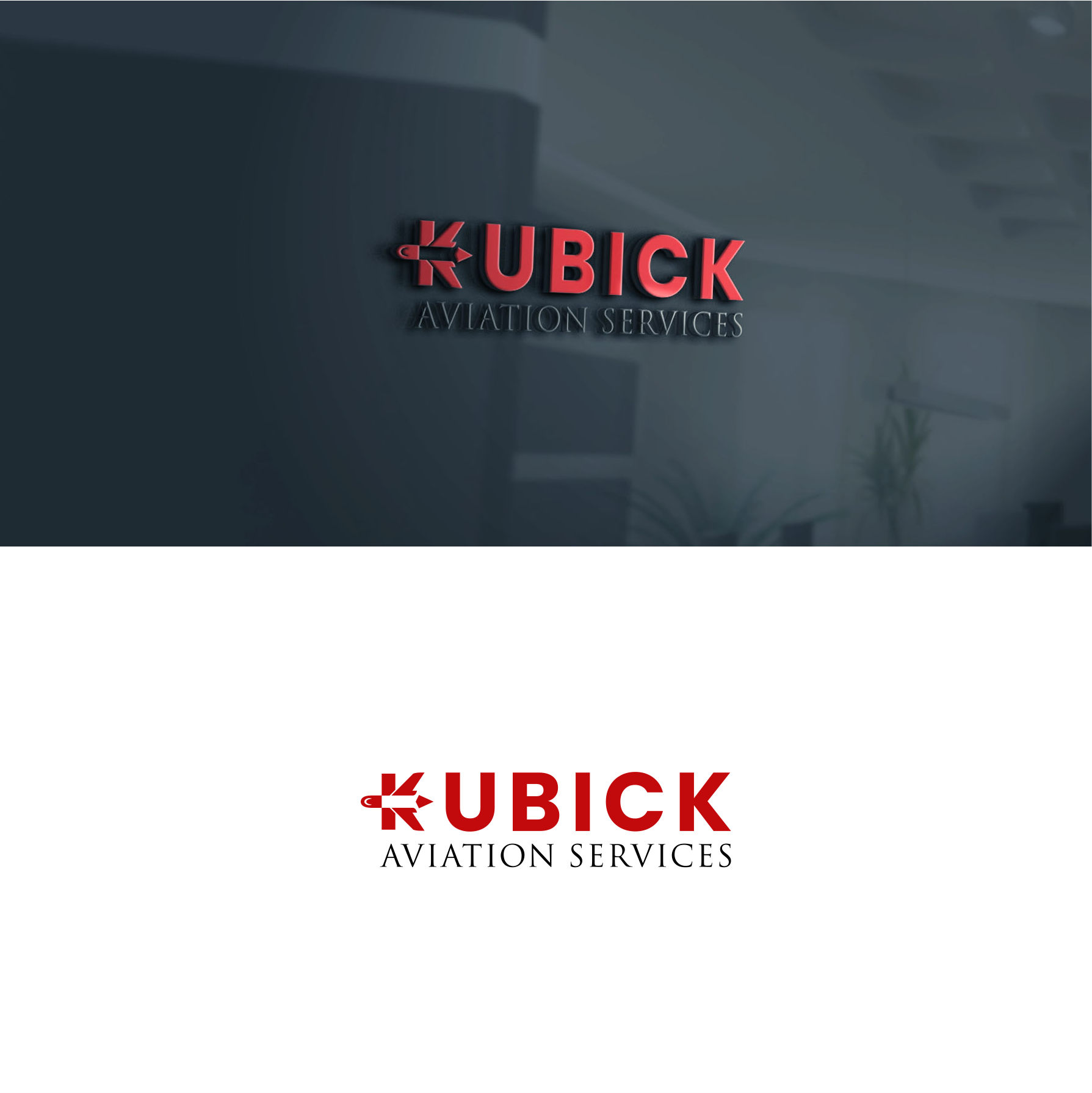 Logo-Design von dodobakauu für Kubick Aviation Services | Design #36931381