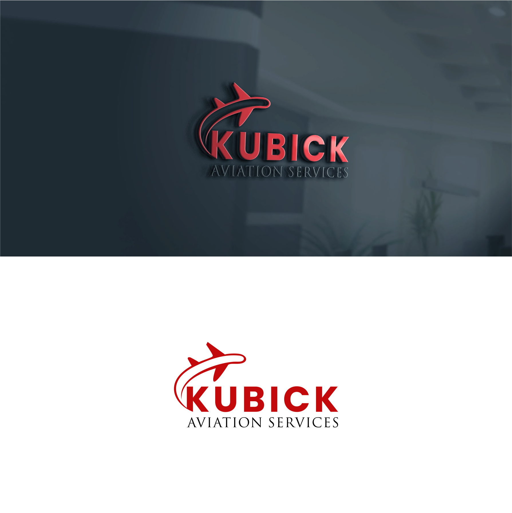 Logo-Design von dodobakauu für Kubick Aviation Services | Design #36931382
