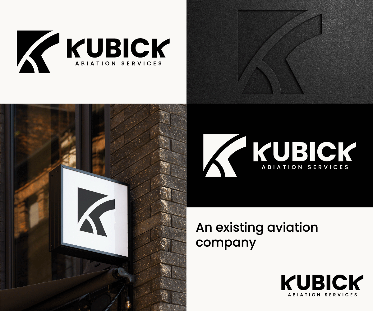 Logo Design by qettix for Kubick Aviation Services | Design #36960287