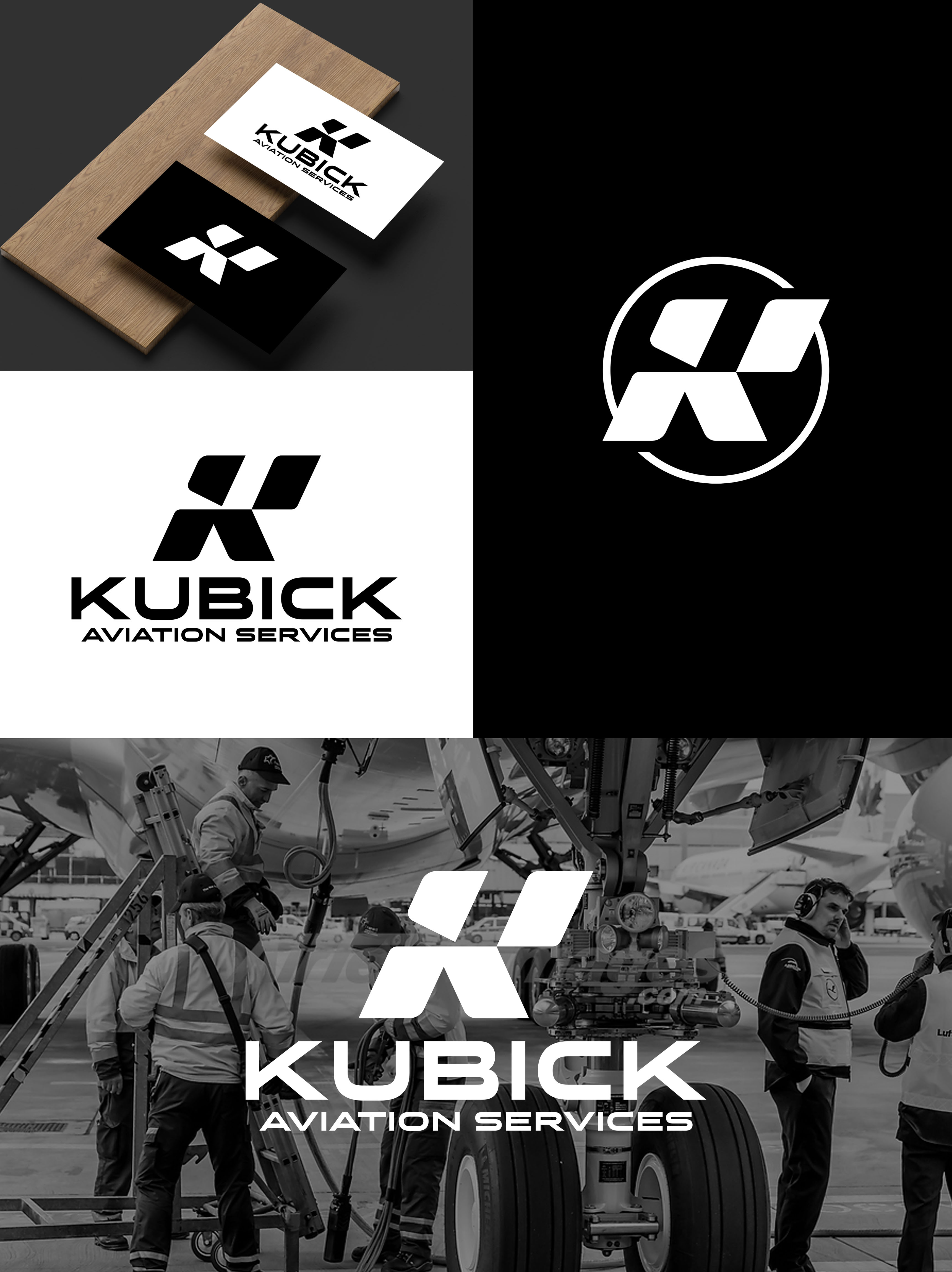 Logo Design by yellowdot for Kubick Aviation Services | Design #36930356