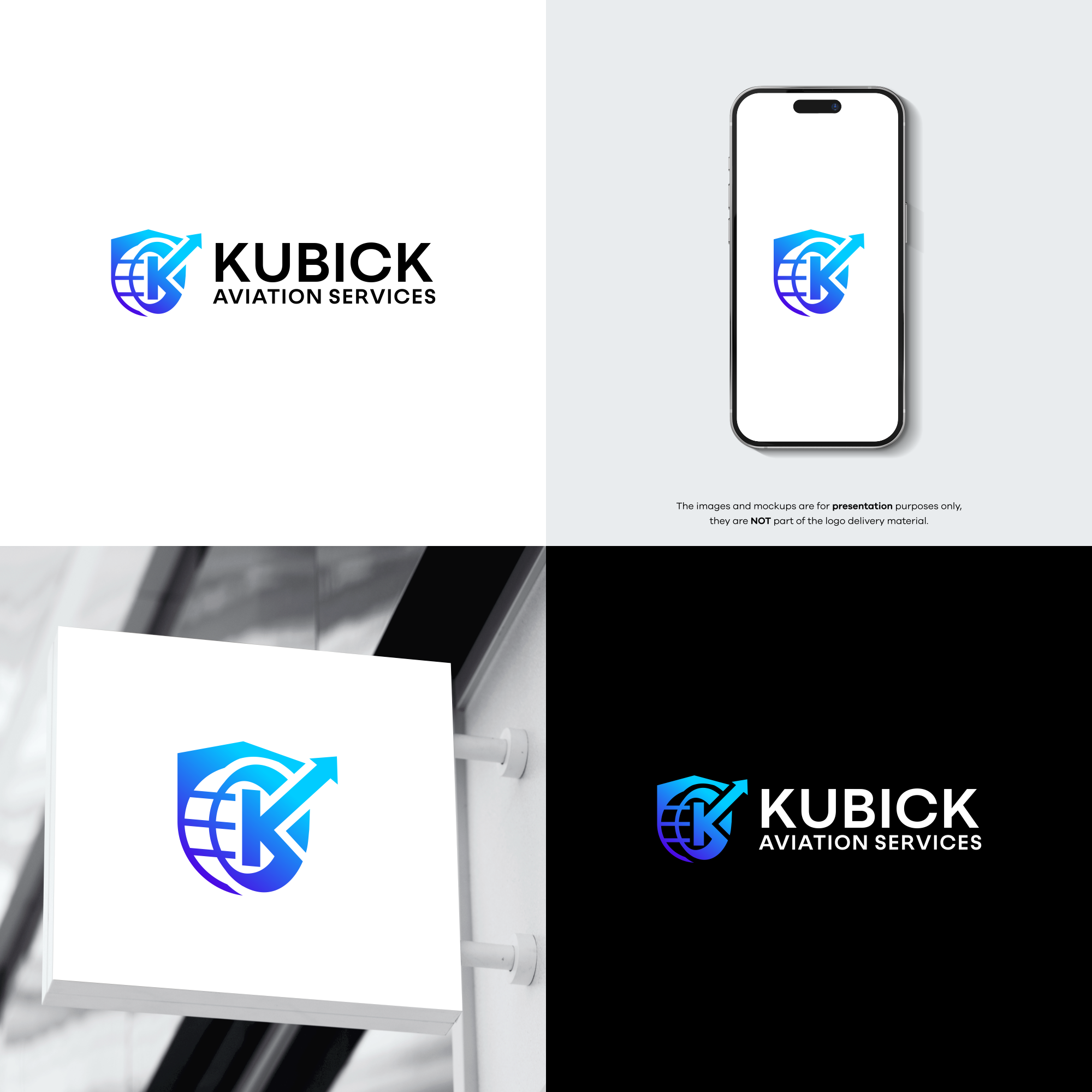 Logo Design by Royco for Kubick Aviation Services | Design #36932658