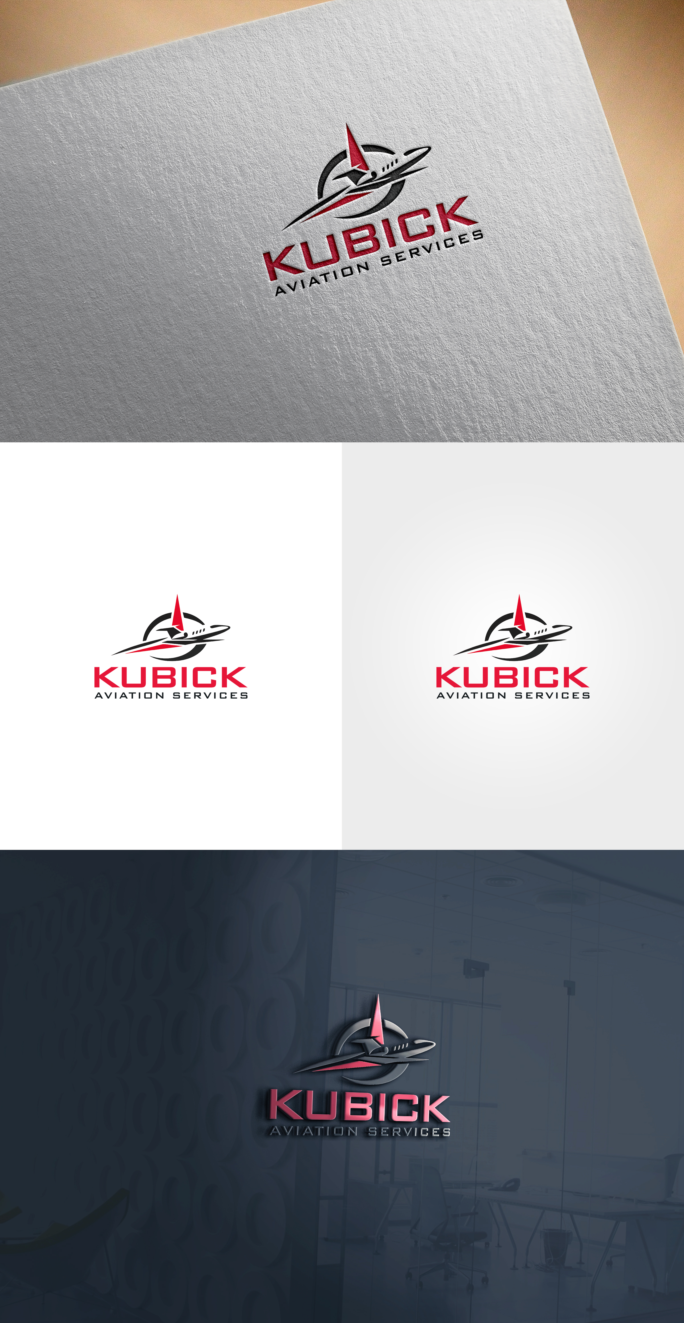Logo Design by Rahmina for Kubick Aviation Services | Design #36932245