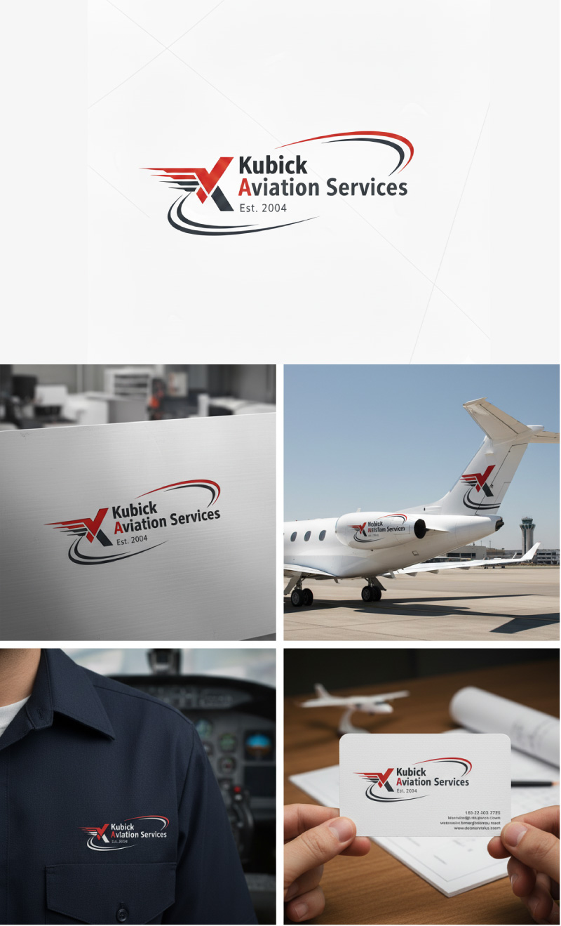 Logo Design by Creative Arif for Kubick Aviation Services | Design #36929795