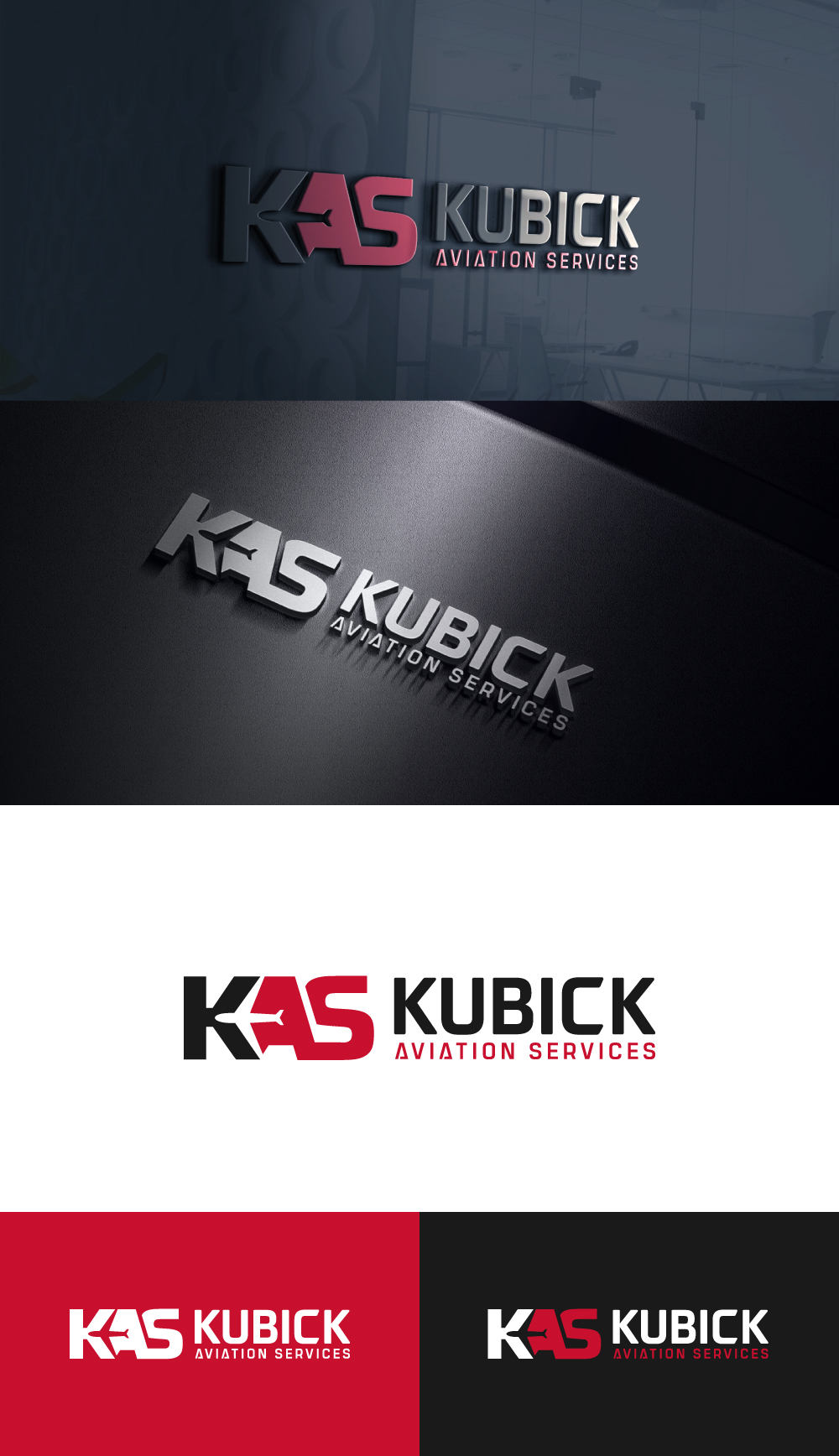 Logo Design by AbdurRahim@ for Kubick Aviation Services | Design: #36932513