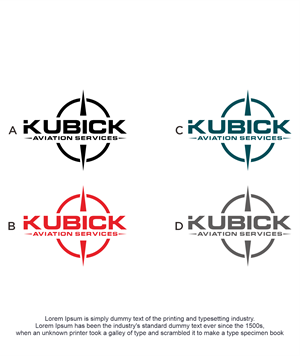 Logo Design by Eldmal for Kubick Aviation Services | Design: #36971037