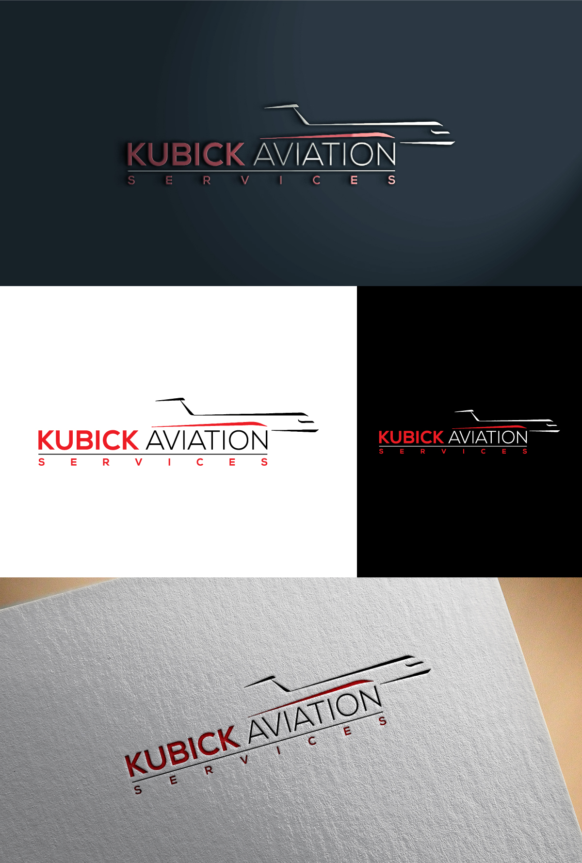 Logo Design by ariba6269 for Kubick Aviation Services | Design #36932365