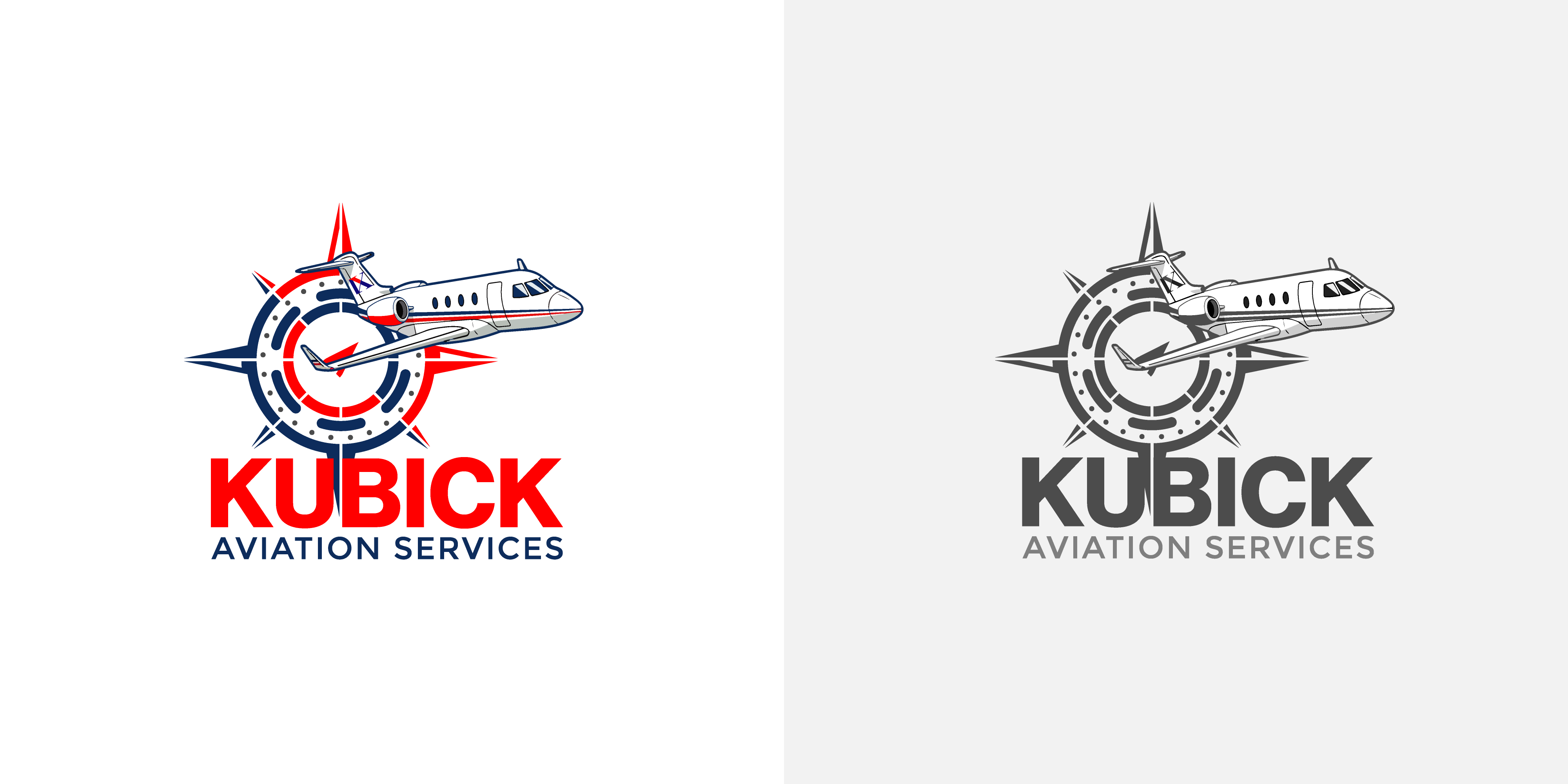 Logo Design by LAONE for Kubick Aviation Services | Design #36929844