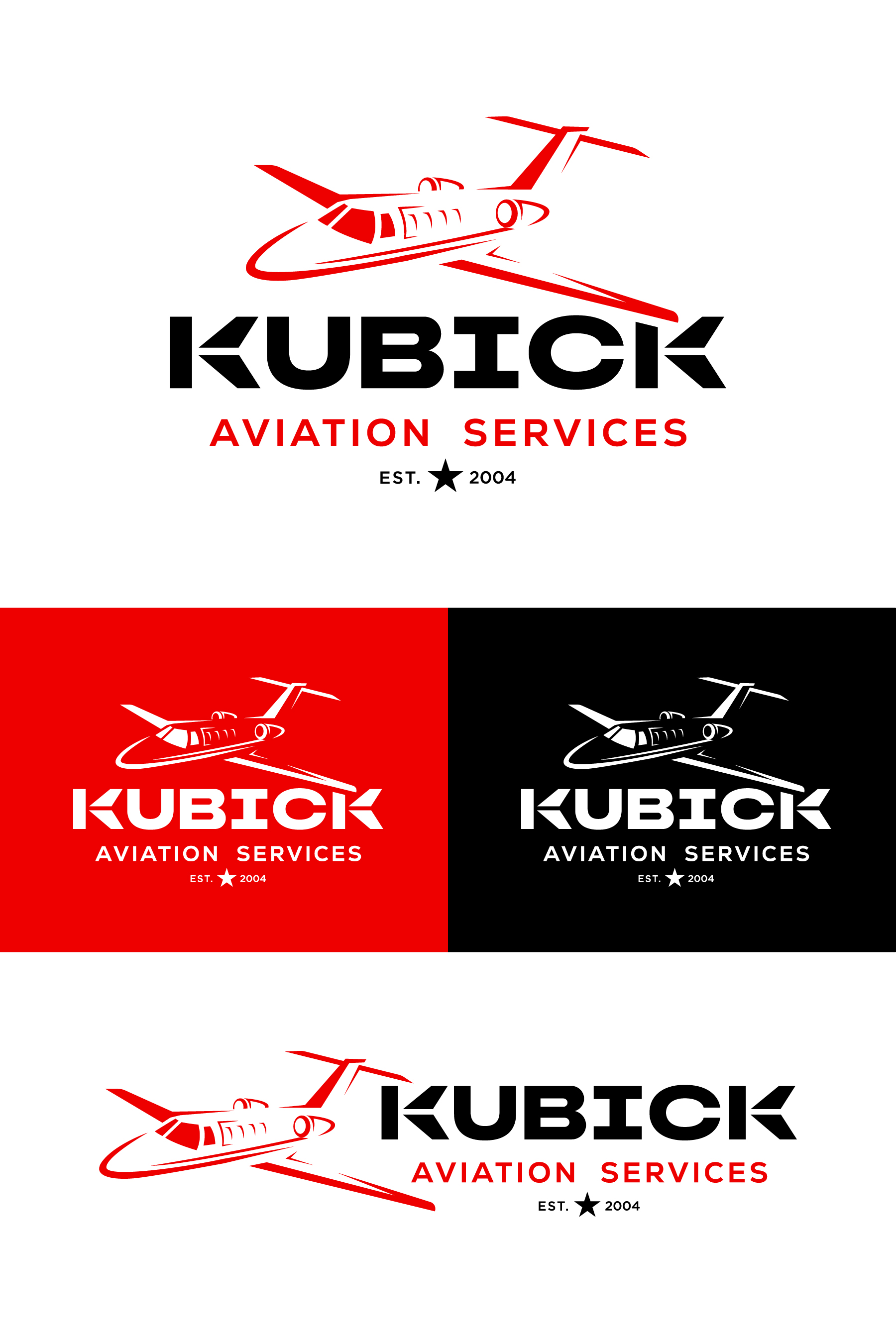 Logo Design by debdesign for Kubick Aviation Services | Design #36942811