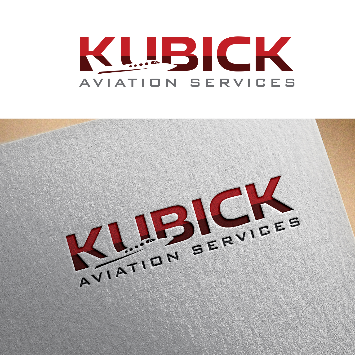 Logo Design by EnaGraph for Kubick Aviation Services | Design #36932231