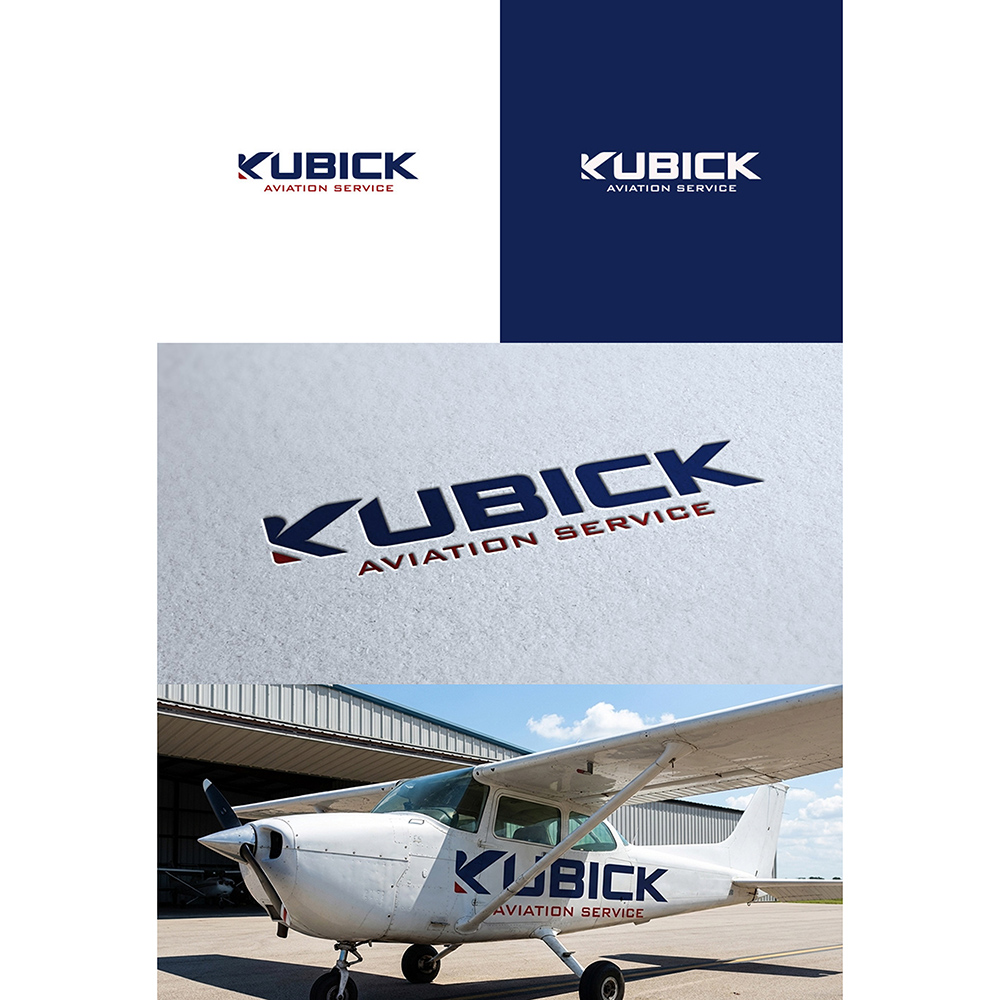 Logo Design by Lee Xian for Kubick Aviation Services | Design #36932321