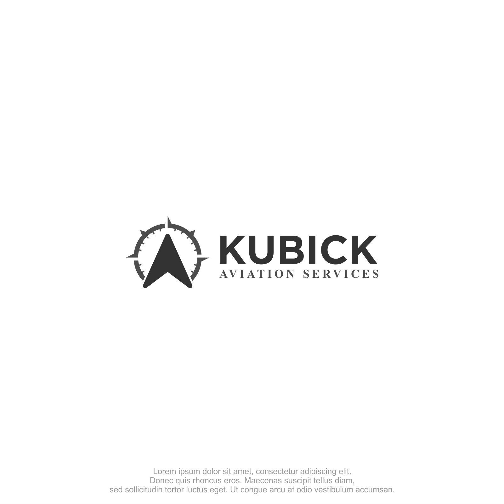Logo Design by M.Syaiful Huda for Kubick Aviation Services | Design #36930718