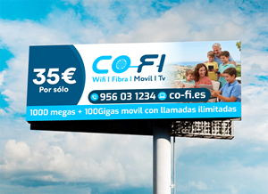 Design de Panneau par WrapTonic24 pour COFI TELECOMUNICACIONES SL | Design : #36933750