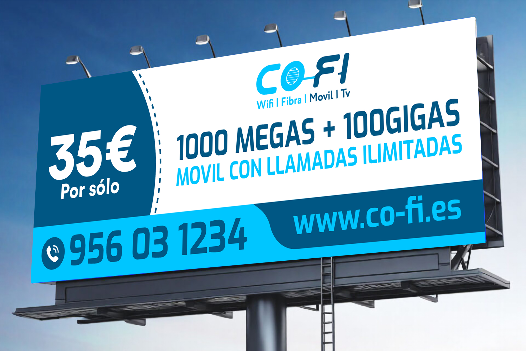 Billboard Design by WrapTonic24 for COFI TELECOMUNICACIONES SL | Design #36985323