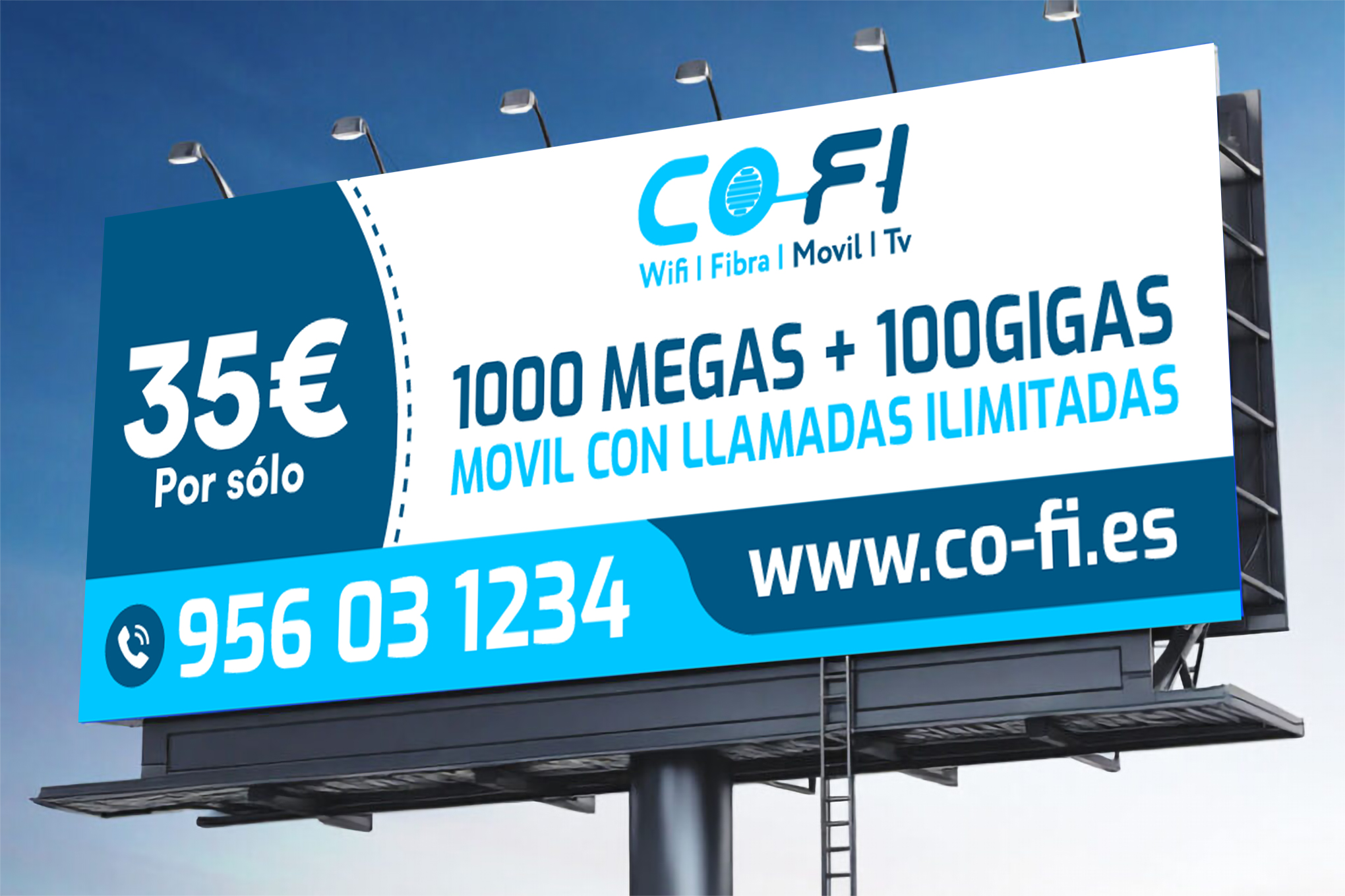 Billboard Design by WrapTonic24 for COFI TELECOMUNICACIONES SL | Design #36985324