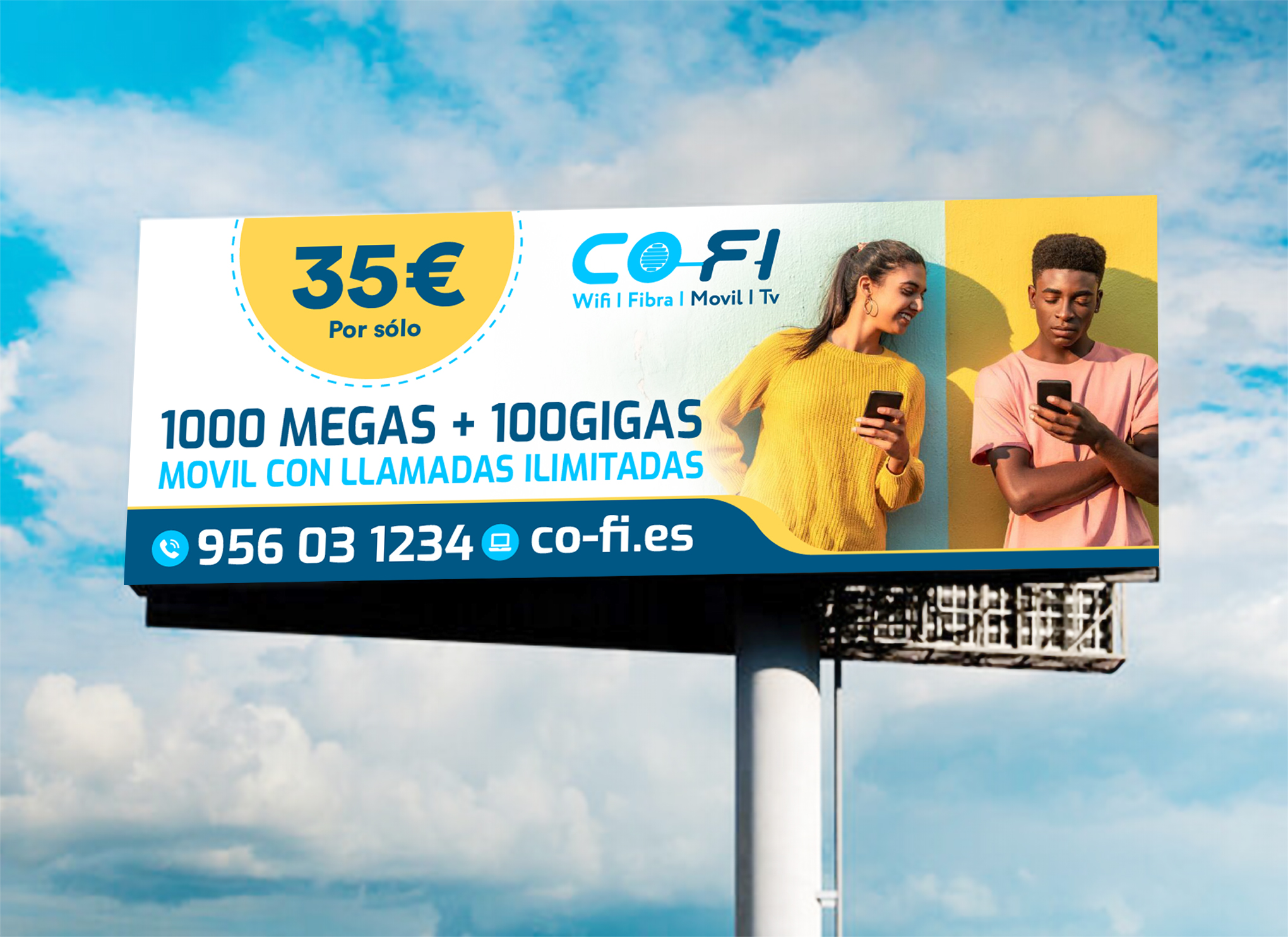 Billboard Design by WrapTonic24 for COFI TELECOMUNICACIONES SL | Design: #36985686