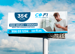 Design de Panneau par WrapTonic24 pour COFI TELECOMUNICACIONES SL | Design : #36985693