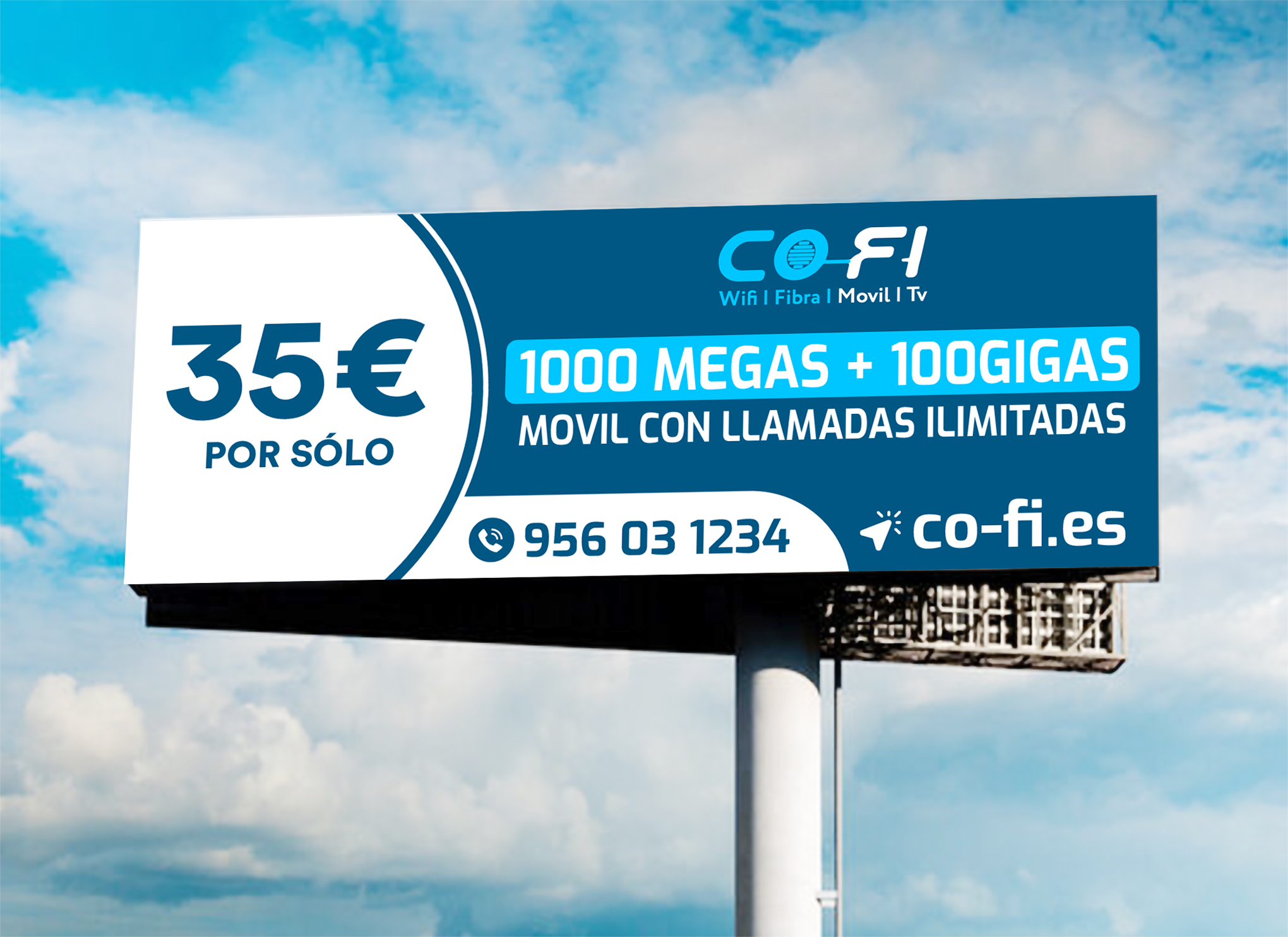 Billboard Design by WrapTonic24 for COFI TELECOMUNICACIONES SL | Design #36992839
