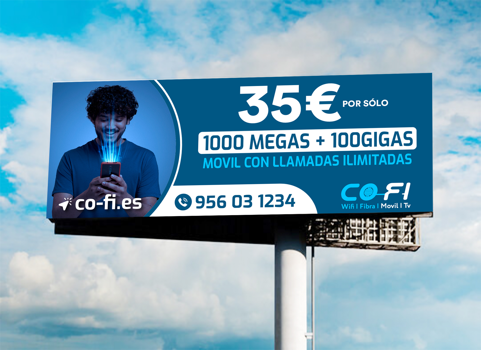 Billboard Design by WrapTonic24 for COFI TELECOMUNICACIONES SL | Design #36992841