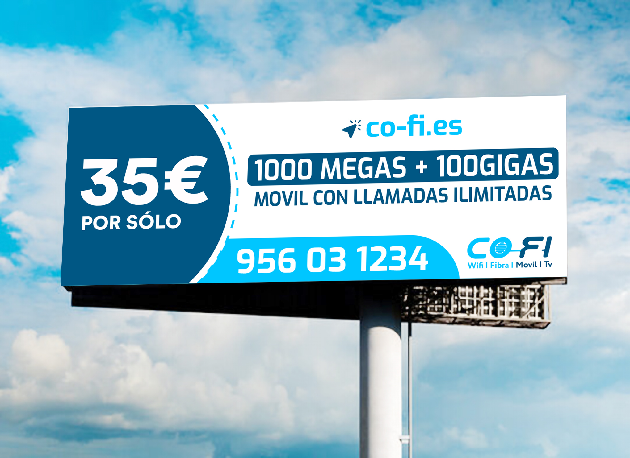 Billboard Design by WrapTonic24 for COFI TELECOMUNICACIONES SL | Design #36992842