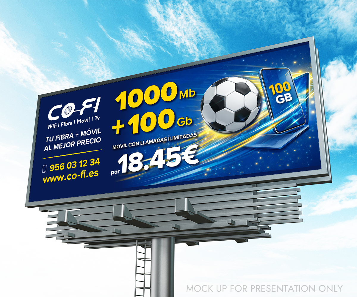 Billboard Design by NancyTan for COFI TELECOMUNICACIONES SL | Design #36934366
