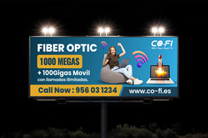 Billboard Design by artbitin for COFI TELECOMUNICACIONES SL | Design: #36930883