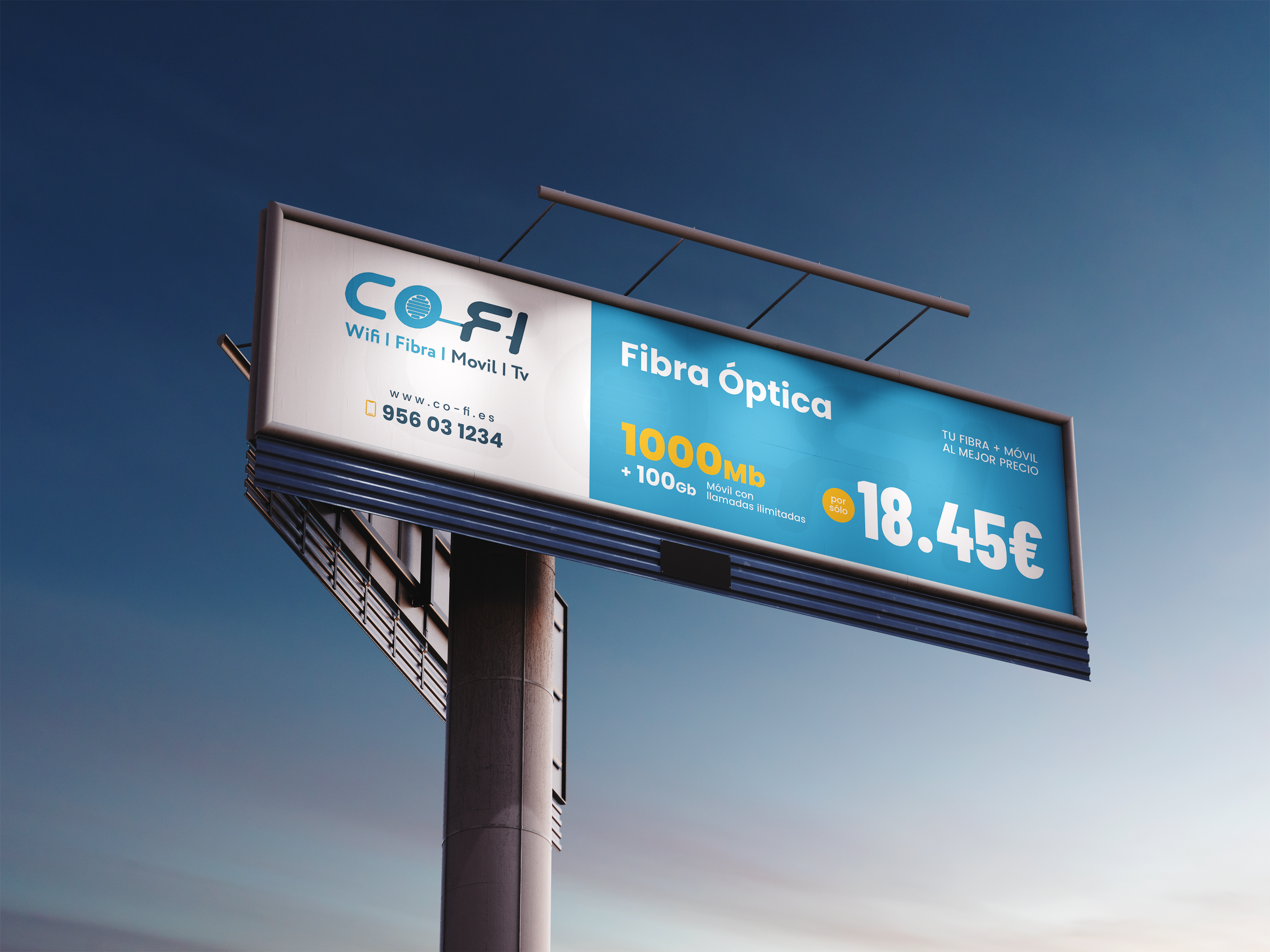 Billboard Design by dadaMEDIA for COFI TELECOMUNICACIONES SL | Design #36950868