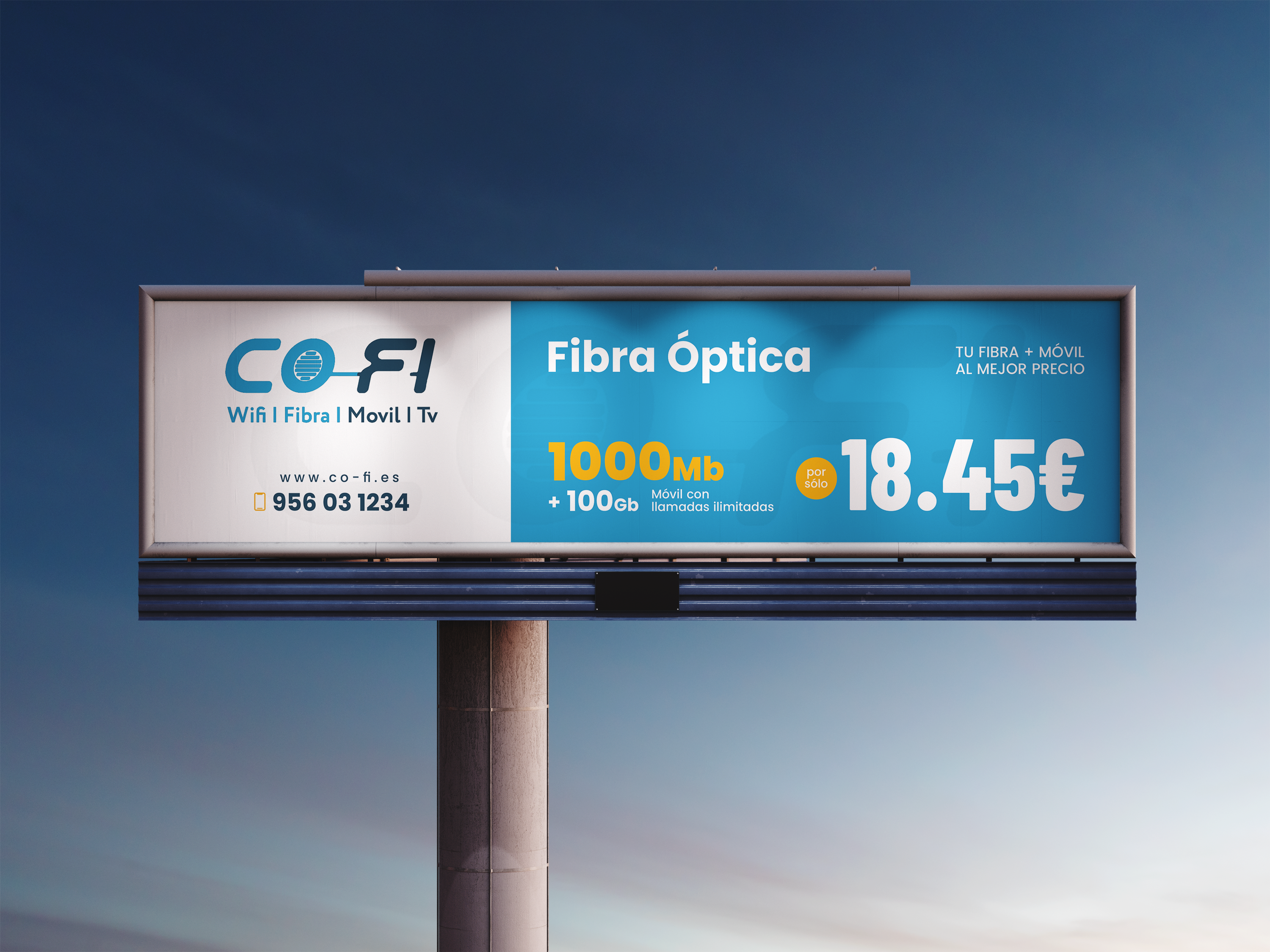 Billboard Design by dadaMEDIA for COFI TELECOMUNICACIONES SL | Design #36950870
