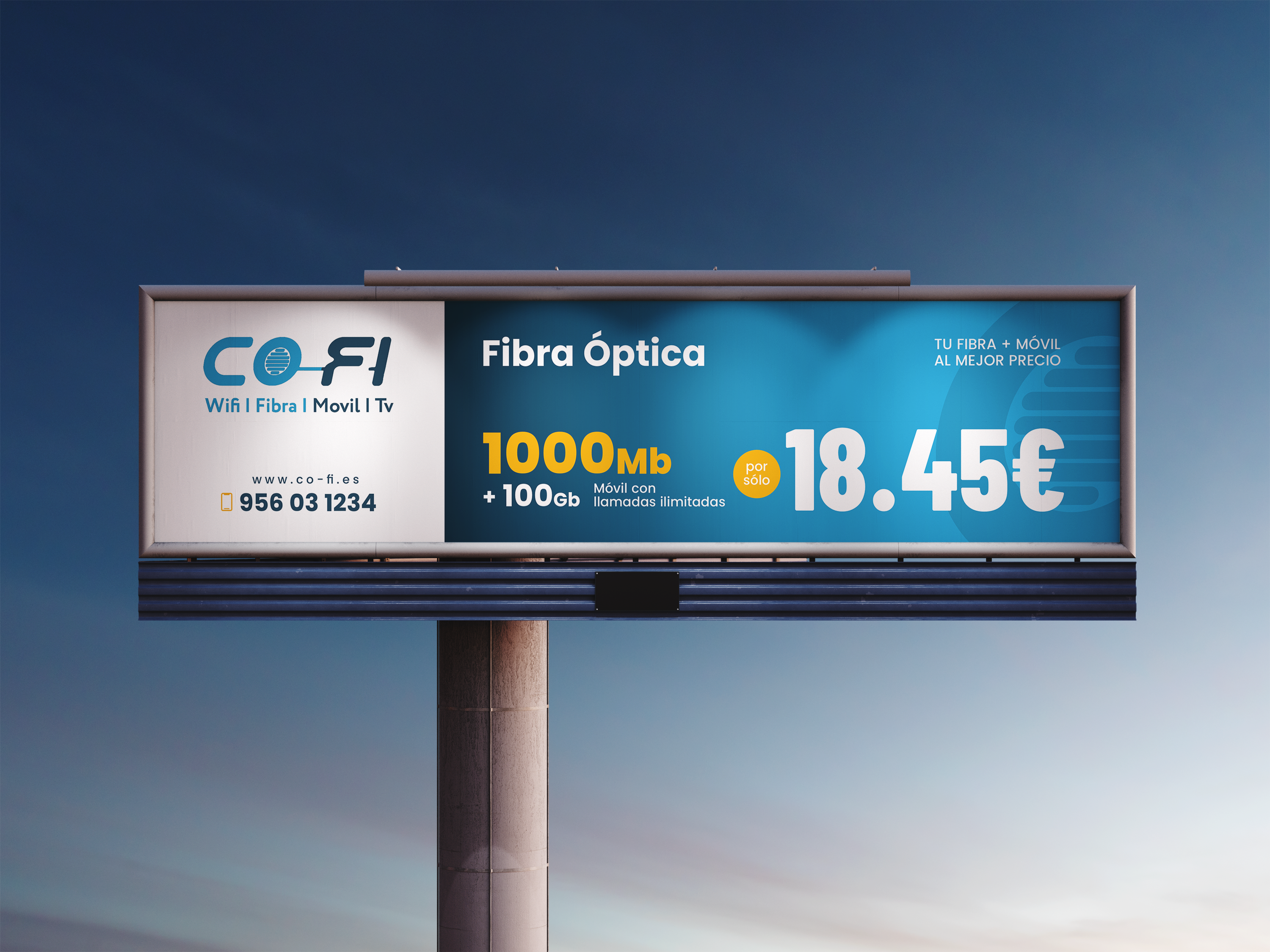 Billboard Design by dadaMEDIA for COFI TELECOMUNICACIONES SL | Design #36962092