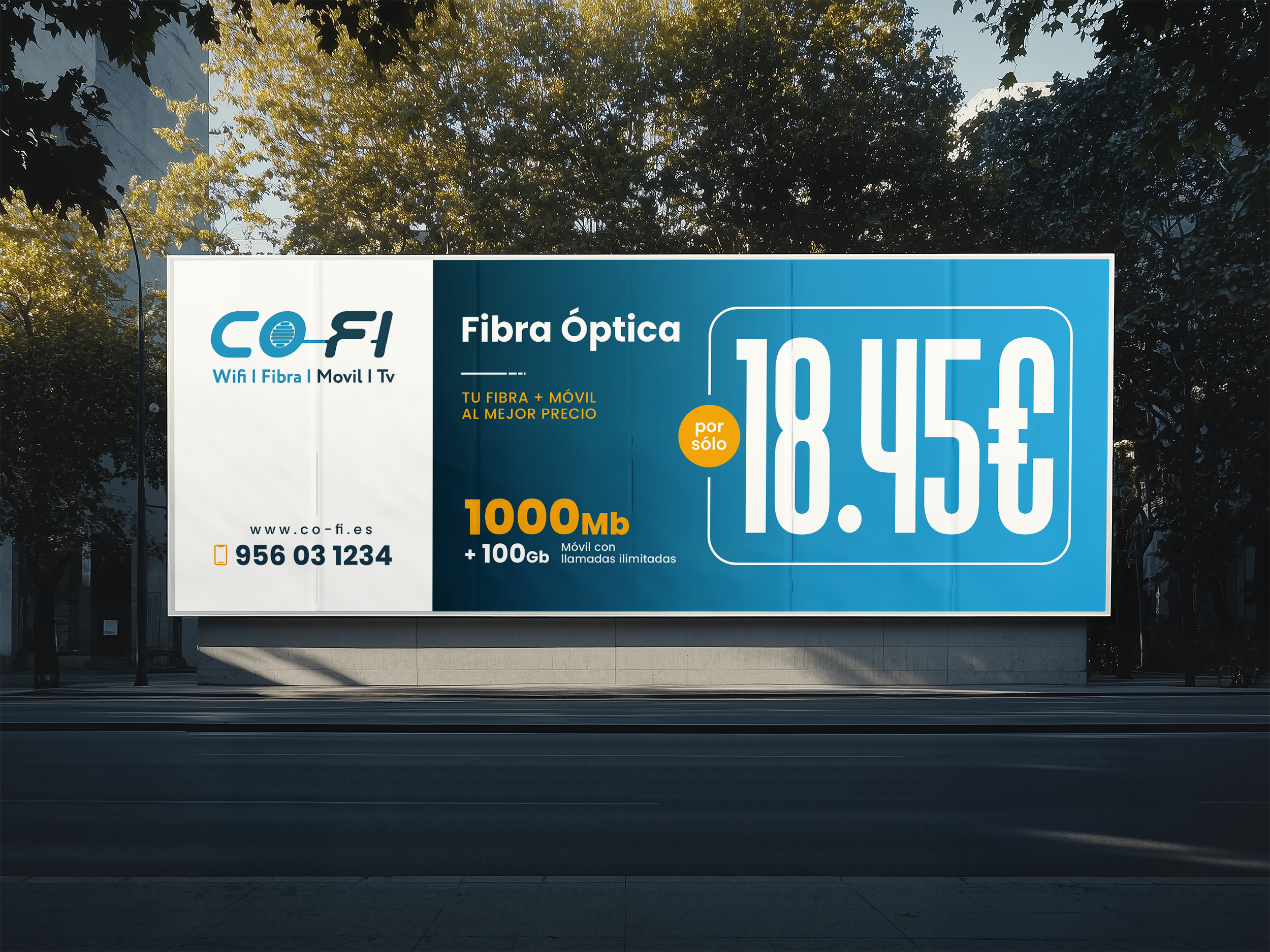 Billboard Design by dadaMEDIA for COFI TELECOMUNICACIONES SL | Design #36962282
