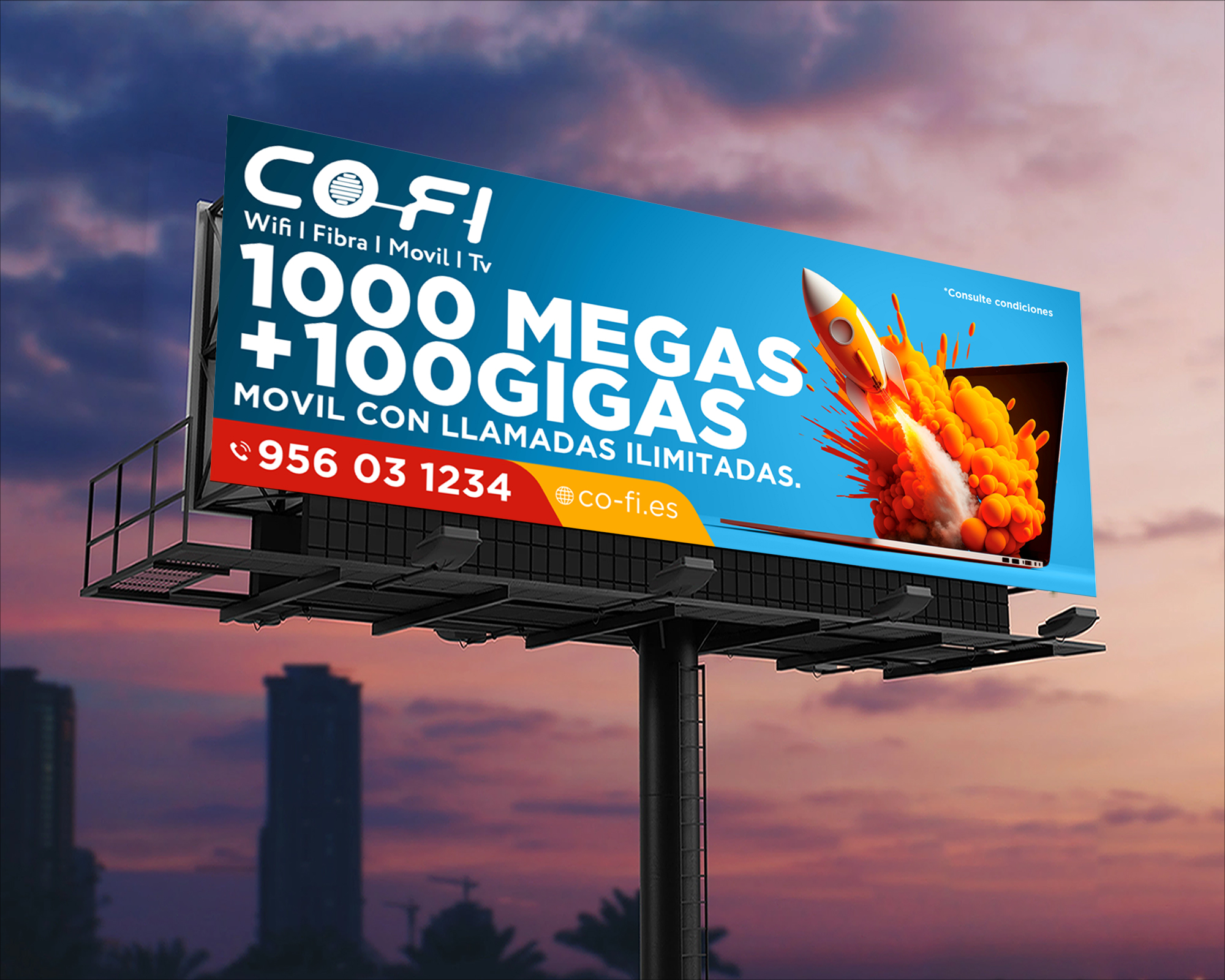 Billboard Design by VCreativeidea for COFI TELECOMUNICACIONES SL | Design #36930771