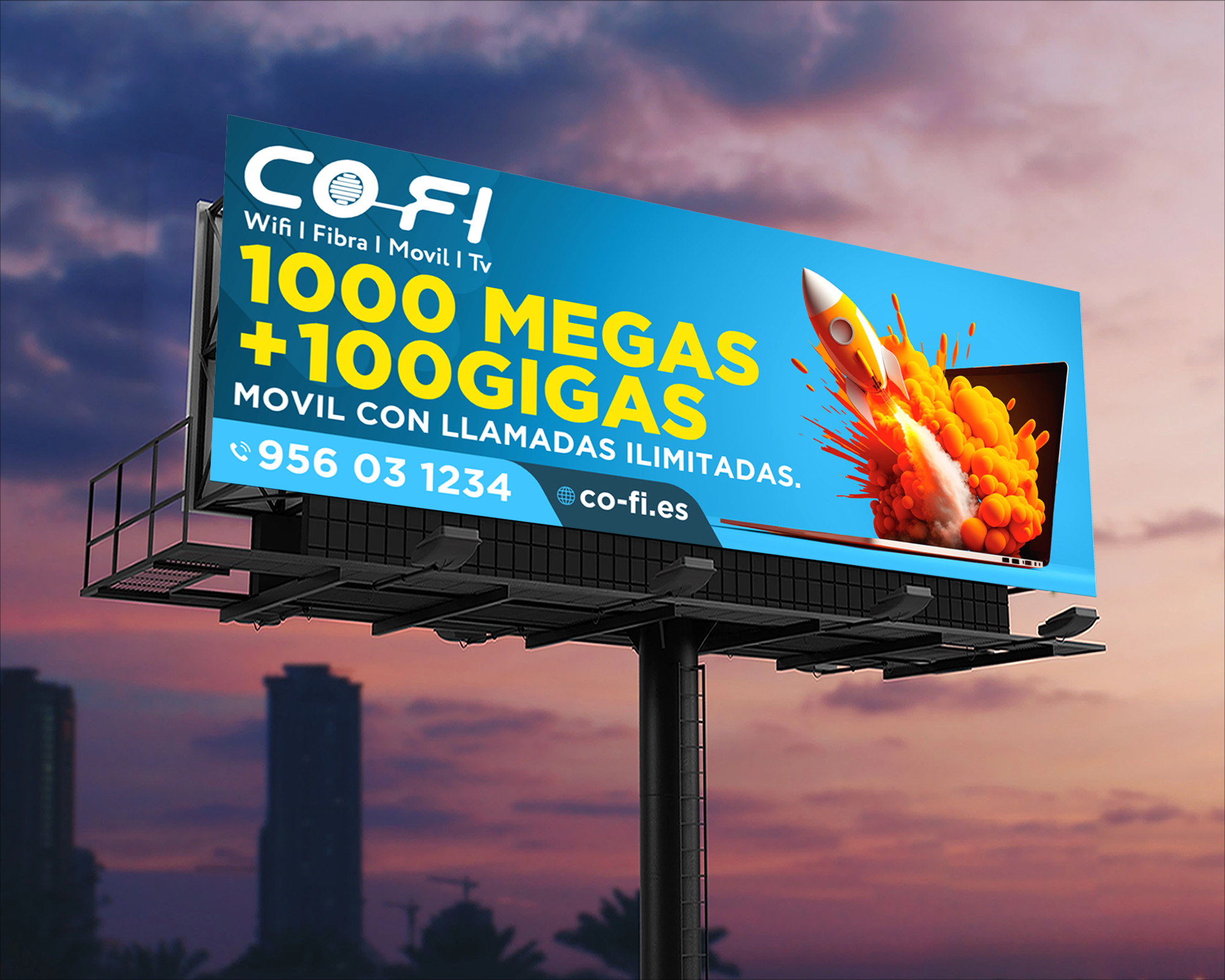 Billboard Design by VCreativeidea for COFI TELECOMUNICACIONES SL | Design #36931603