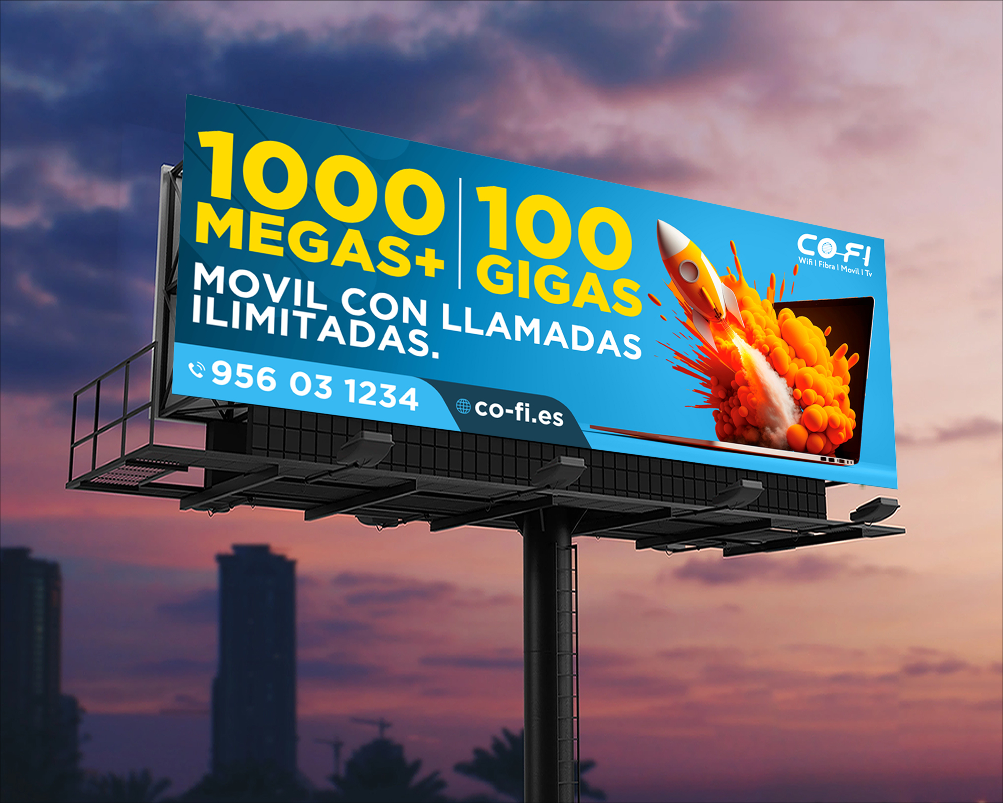 Billboard Design by VCreativeidea for COFI TELECOMUNICACIONES SL | Design #36931629