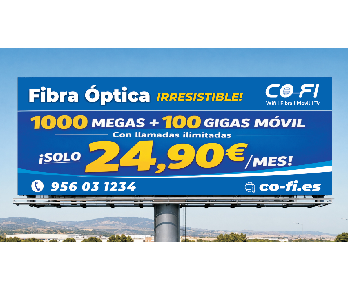 Billboard Design by Shaaki Design Print for COFI TELECOMUNICACIONES SL | Design #36955665