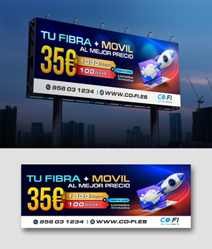 Billboard Design by debdesign for COFI TELECOMUNICACIONES SL | Design: #36939138