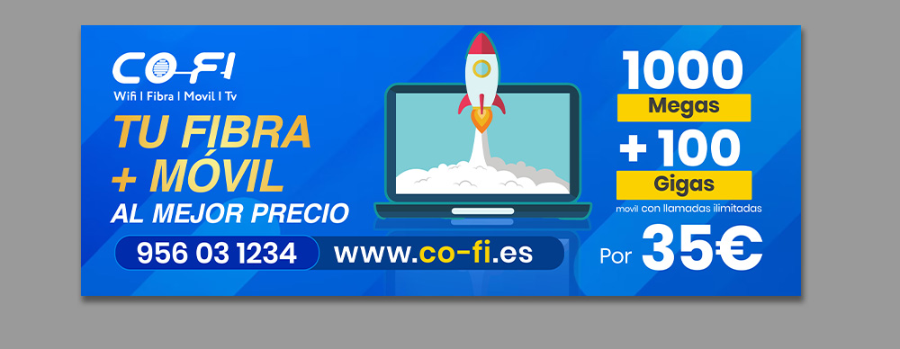 Billboard Design by debdesign for COFI TELECOMUNICACIONES SL | Design #36942568