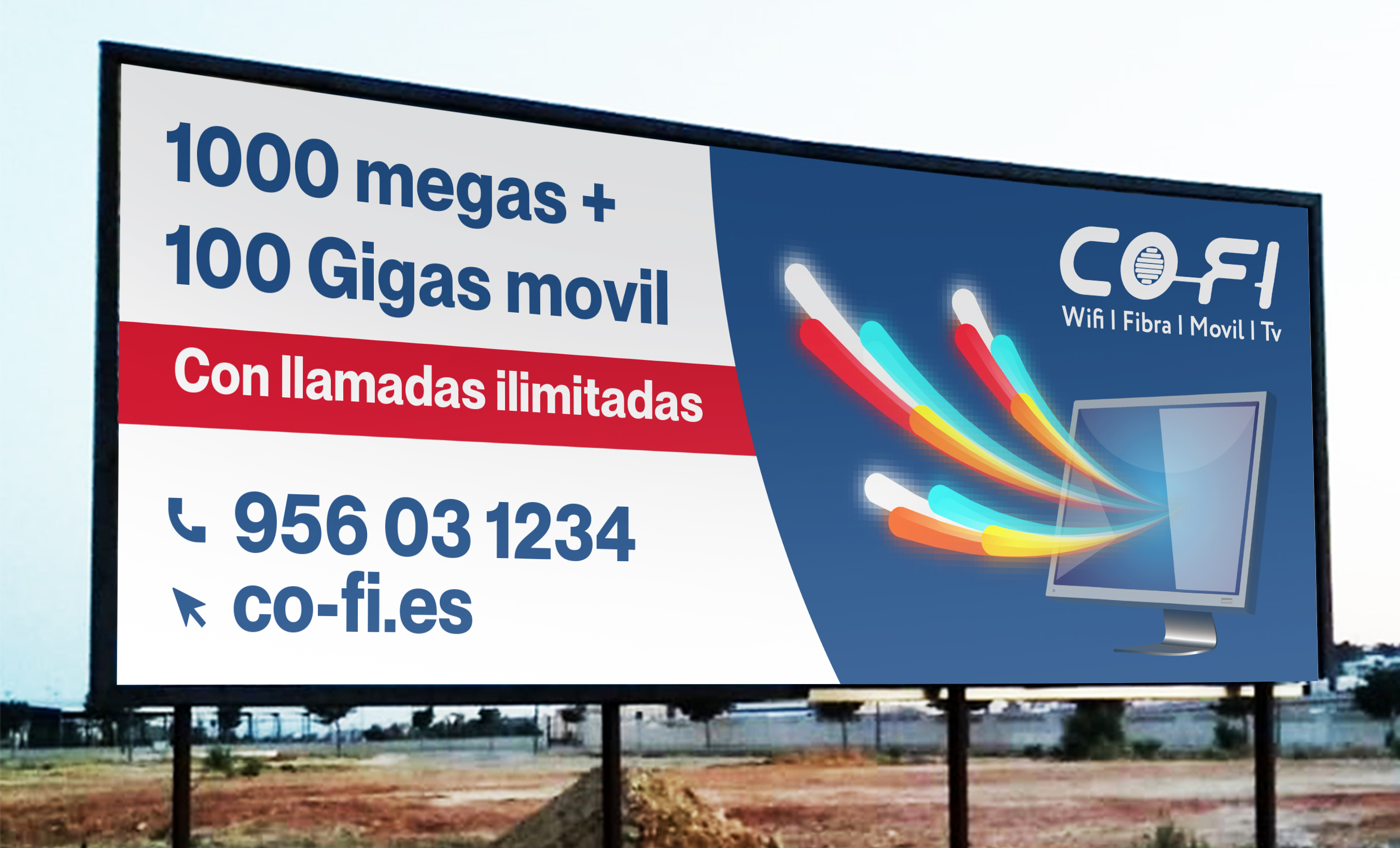 Billboard Design by saurov for COFI TELECOMUNICACIONES SL | Design #36949623