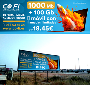 Billboard Design by Rendell Sueña for COFI TELECOMUNICACIONES SL | Design #36931237