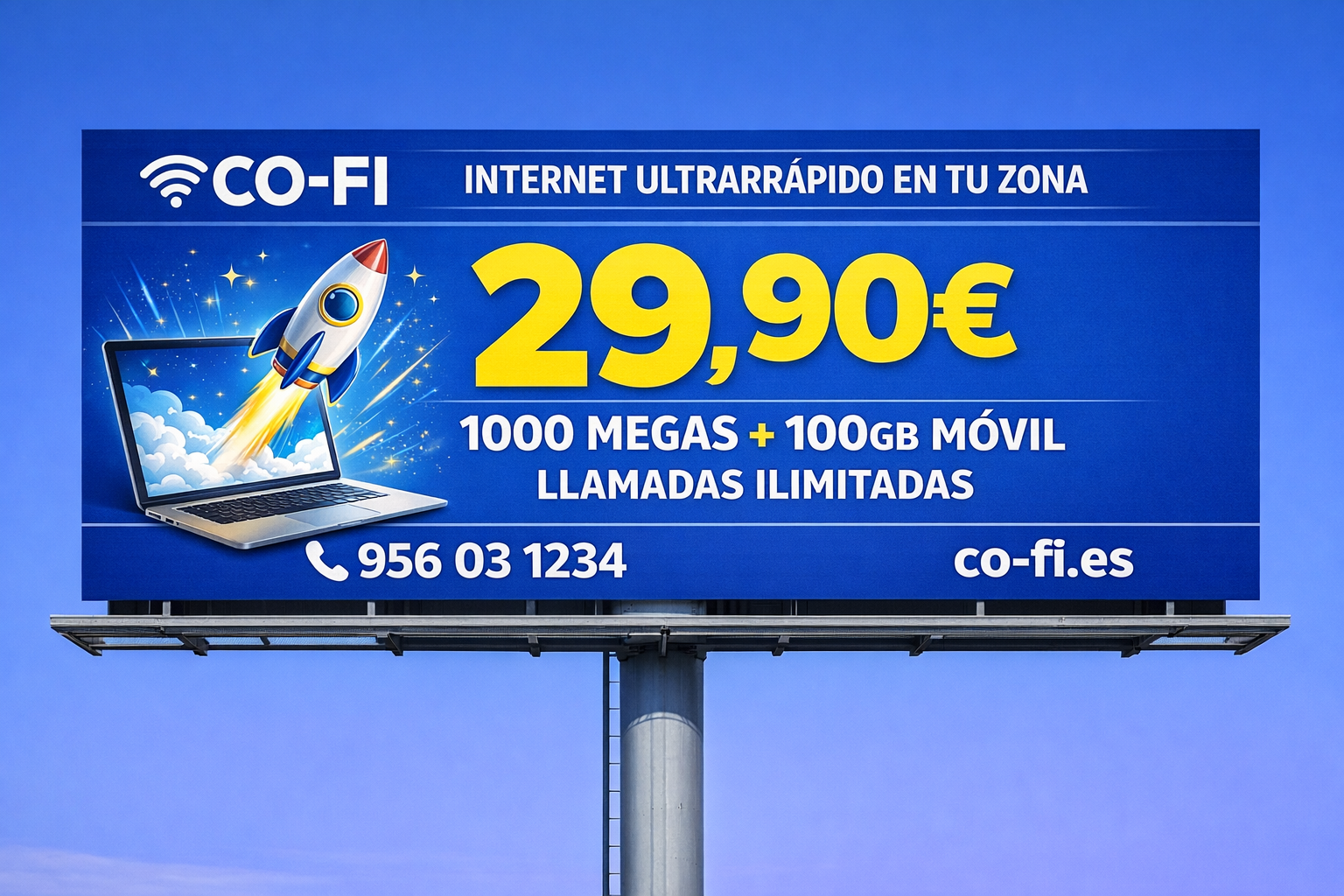 Billboard Design by jaycobbb for COFI TELECOMUNICACIONES SL | Design #36929322