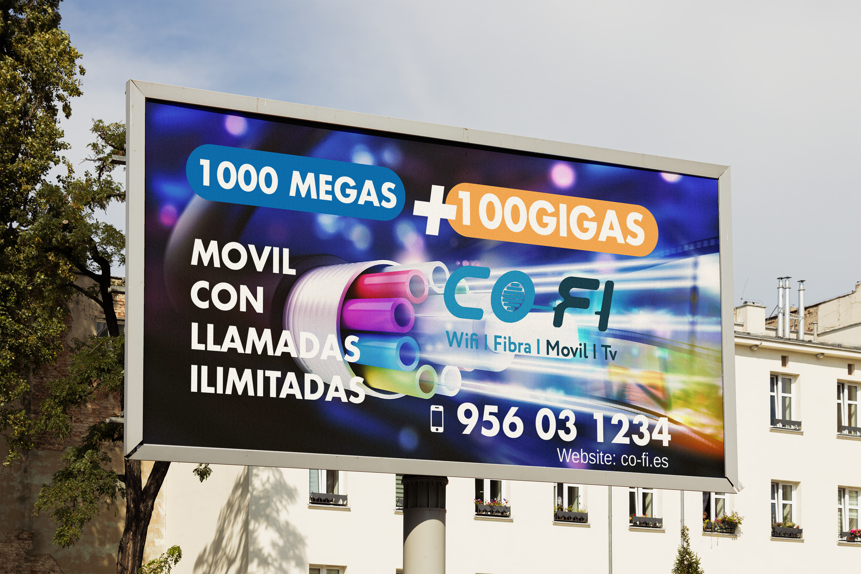 Billboard Design by wolfwud for COFI TELECOMUNICACIONES SL | Design #36954869