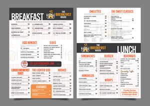 Menu Design by taufik_alrahman for Insight Business Group | Design: #36940772