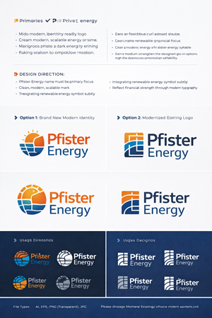 Logo-Design von hossain32 für Pfister Energy | Design: #36932457
