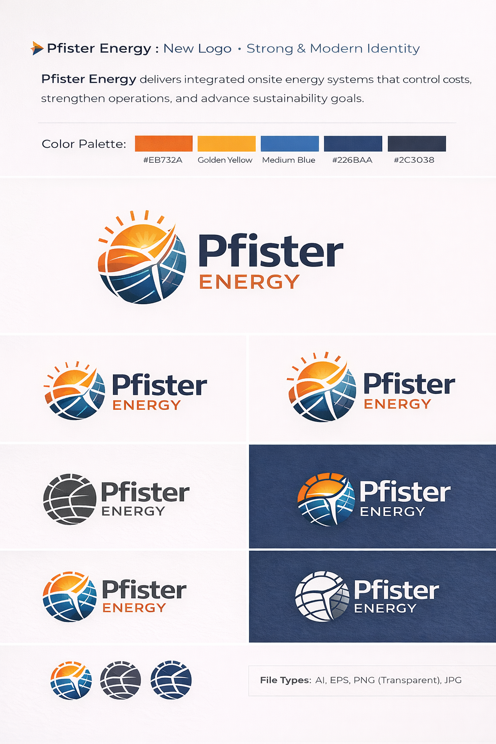 Diseño de Logo por hossain32 para Pfister Energy | Diseño #36932458