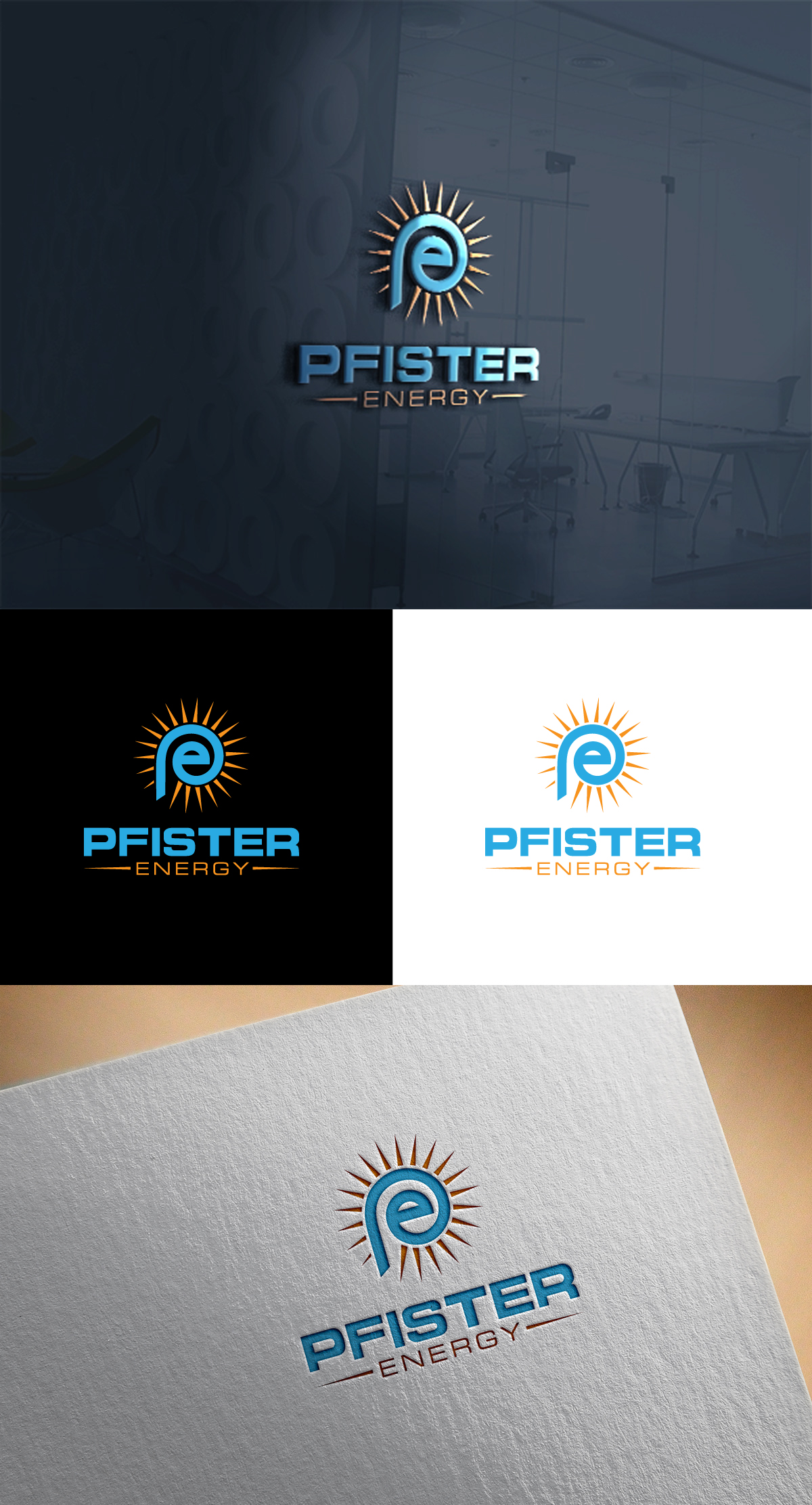 Logo Design by Cool-Designer for Pfister Energy | Design #36930875