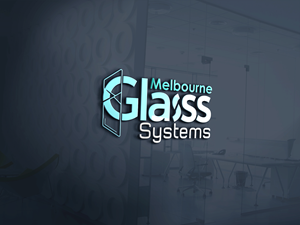 Logo Design by 24ksunny for Melbourne Glass Systems | Design: #36935216