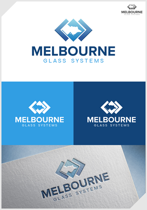 Logo Design by IDesign1606 for Melbourne Glass Systems | Design: #36952093