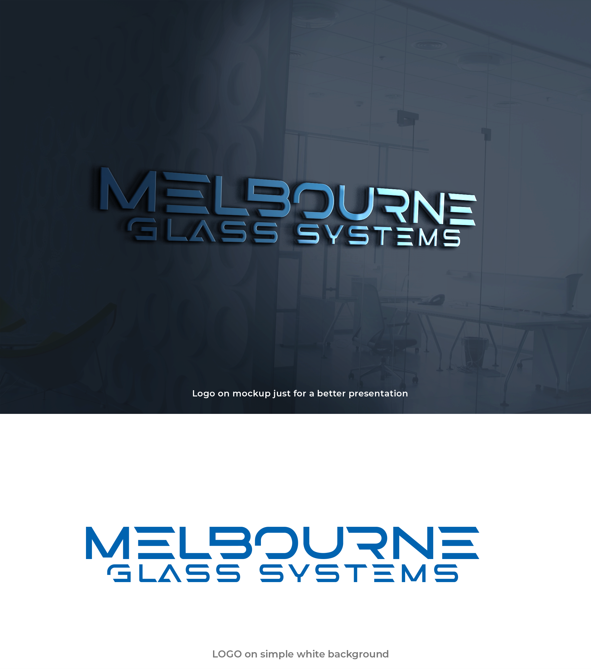 Diseño de Logo por Asad Shaikh para Melbourne Glass Systems | Diseño #36935922